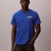T-shirt comoda con logo Monogram metallico T-shirt comoda con logo Monogram metallico