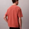 T-shirt comoda con logo ricamato T-shirt comoda con logo ricamato