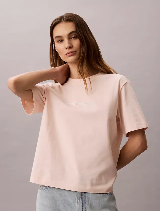 T-shirt comoda con logo standard T-shirt comoda con logo standard