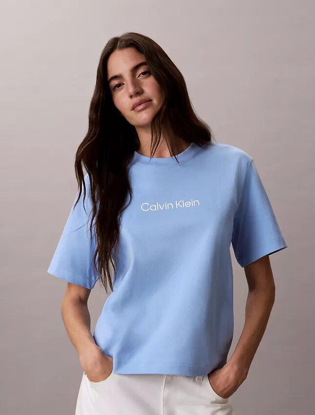 T-shirt comoda con logo standard T-shirt comoda con logo standard