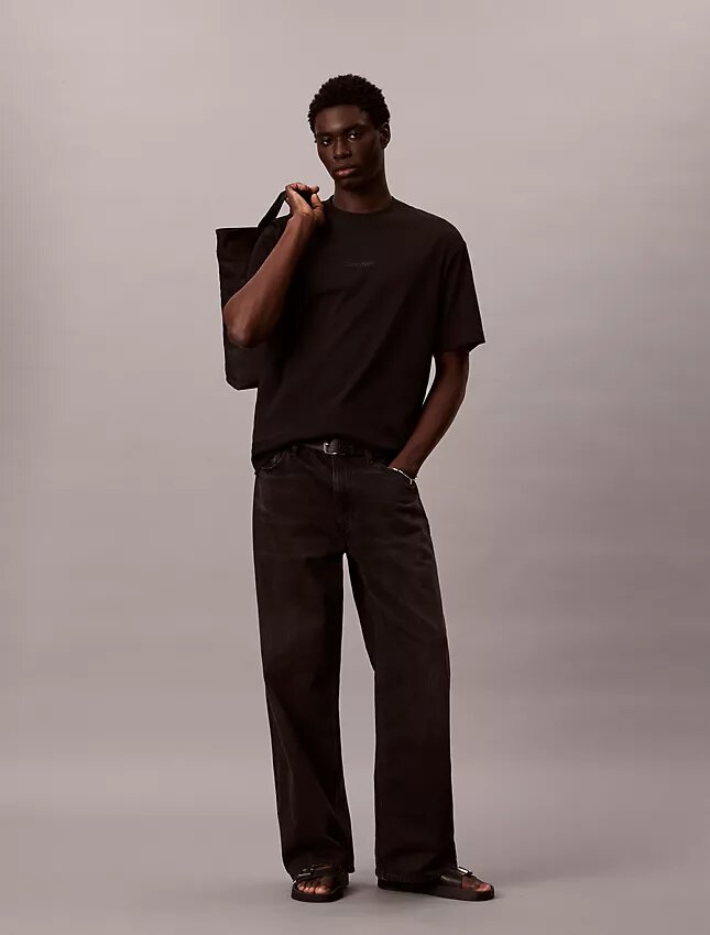 T-shirt comoda con Micro Logo T-shirt comoda con Micro Logo
