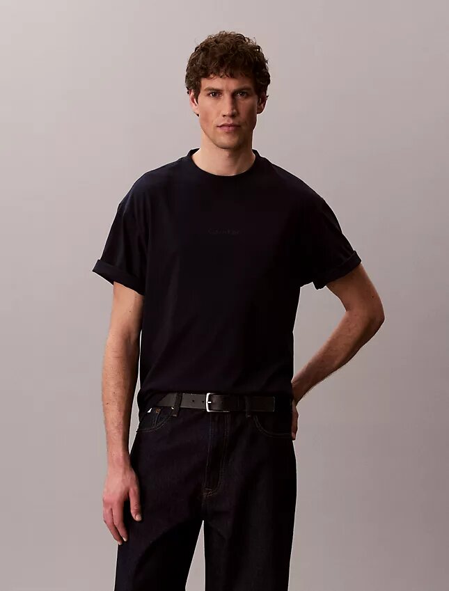 T-shirt comoda con Micro Logo T-shirt comoda con Micro Logo