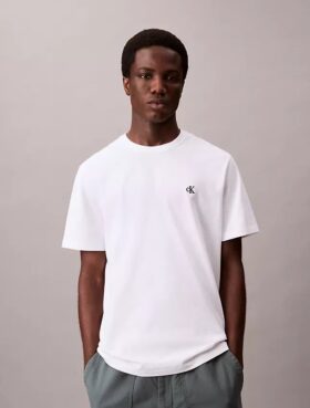 T-shirt comoda con Monogram ricamato