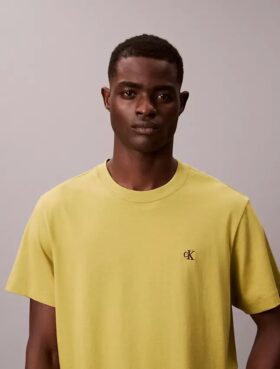 T-shirt comoda con Monogram ricamato