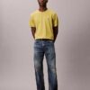 T-shirt comoda con Monogram ricamato T-shirt comoda con Monogram ricamato