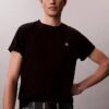 T-shirt comoda con Monogram ricamato T-shirt comoda con Monogram ricamato