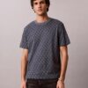 T-shirt comoda con Monogram su tutta la superficie T-shirt comoda con Monogram su tutta la superficie