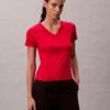 T-shirt comoda con scollo a V in cotone Liquid T-shirt comoda con scollo a V in cotone Liquid