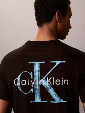 T-shirt con grafica Monologo Brushstroke