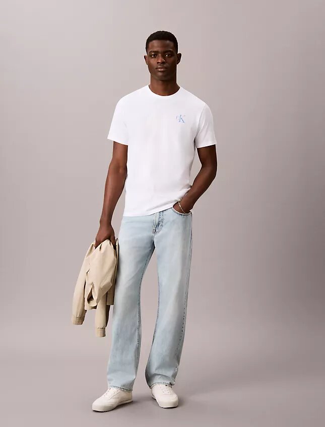 T-shirt con grafica Monologo Brushstroke T-shirt con grafica Monologo Brushstroke