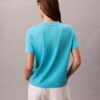 T-shirt con scollo a V e Monogram T-shirt con scollo a V e Monogram