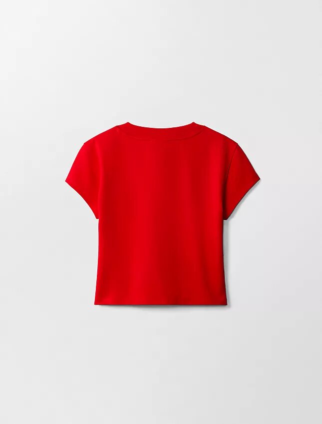 T-shirt corta con logo del Capodanno lunare T-shirt corta con logo del Capodanno lunare