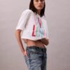 T-shirt corta e comoda Marc Hundley Pride Viva Love T-shirt corta e comoda Marc Hundley Pride Viva Love