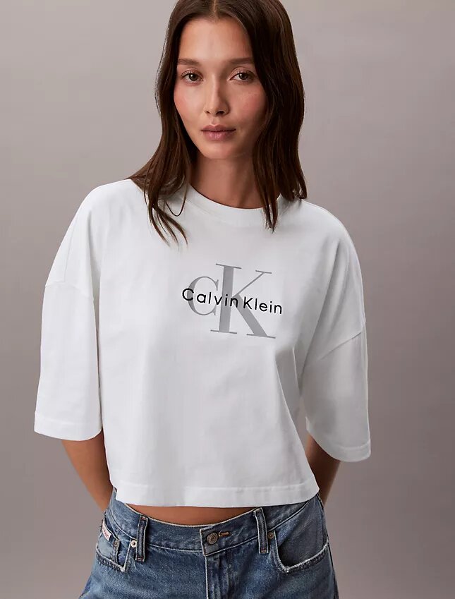 T-shirt corta e squadrata Monologo T-shirt corta e squadrata Monologo