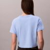 T-shirt corta squadrata con logo in script T-shirt corta squadrata con logo in script