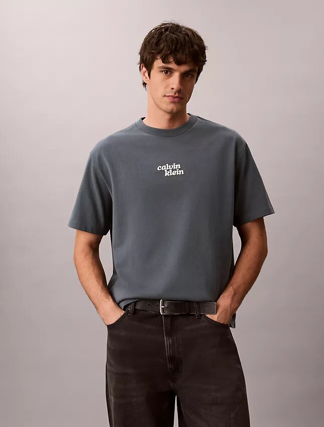 T-shirt dal taglio comodo con logo 1989 ricamato T-shirt dal taglio comodo con logo 1989 ricamato