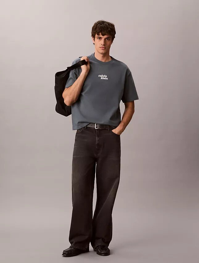 T-shirt dal taglio comodo con logo 1989 ricamato T-shirt dal taglio comodo con logo 1989 ricamato
