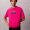 T-shirt dal taglio comodo con logo a blocchi T-shirt dal taglio comodo con logo a blocchi