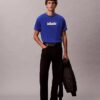 T-shirt dal taglio comodo con logo a blocchi T-shirt dal taglio comodo con logo a blocchi