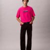 T-shirt dal taglio comodo con logo a blocchi T-shirt dal taglio comodo con logo a blocchi