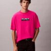 T-shirt dal taglio comodo con logo a blocchi T-shirt dal taglio comodo con logo a blocchi