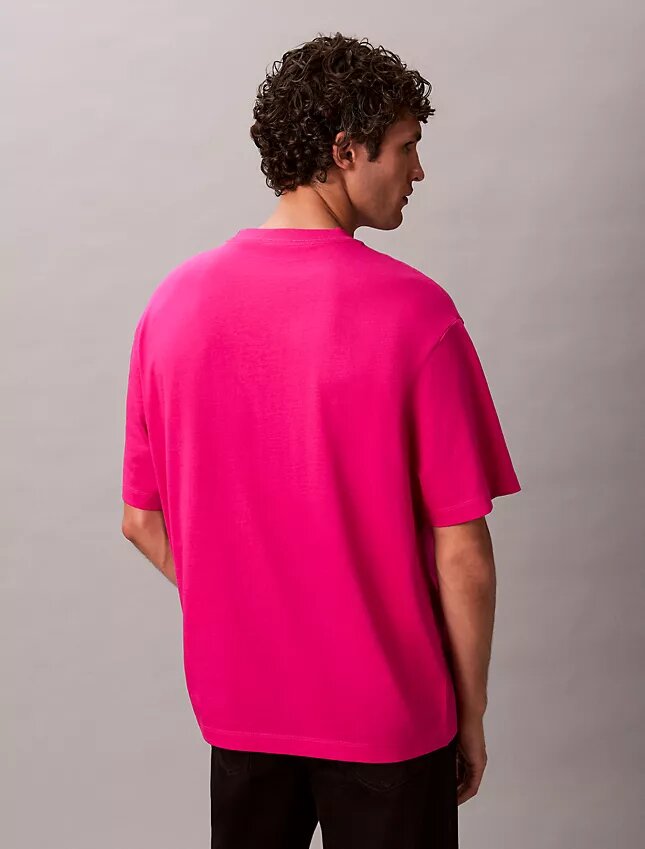 T-shirt dal taglio comodo con logo a blocchi T-shirt dal taglio comodo con logo a blocchi