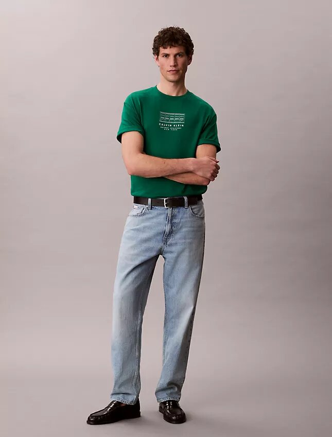 T-shirt dal taglio morbido con logo New York Office T-shirt dal taglio morbido con logo New York Office