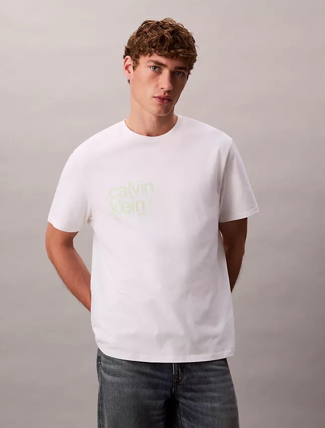 T-shirt dalla linea morbida con grafica circolare T-shirt dalla linea morbida con grafica circolare