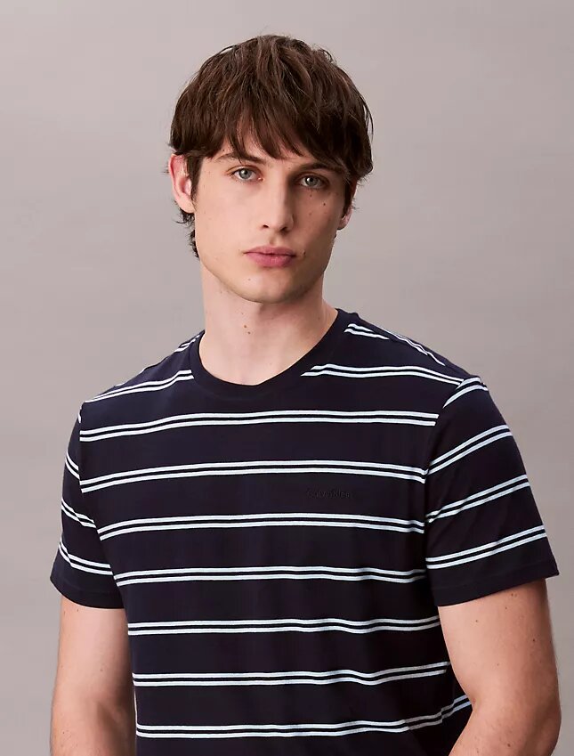 T-shirt girocollo a righe Liquid Touch T-shirt girocollo a righe Liquid Touch