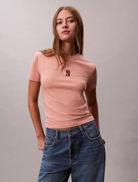 T-shirt girocollo con logo Monogram