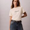 T-shirt girocollo dal taglio ampio con logo standard