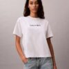 T-shirt girocollo dal taglio ampio con logo standard
