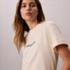 T-shirt girocollo dal taglio ampio con logo standard