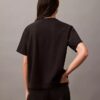 T-shirt girocollo dal taglio ampio con logo standard T-shirt girocollo dal taglio ampio con logo standard