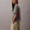 T-shirt girocollo dal taglio ampio con logo standard
