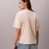 T-shirt girocollo dal taglio ampio con logo standard