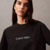 T-shirt girocollo dal taglio ampio con logo standard T-shirt girocollo dal taglio ampio con logo standard