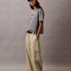 T-shirt girocollo dal taglio ampio con logo standard