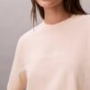 T-shirt girocollo dal taglio ampio con logo standard