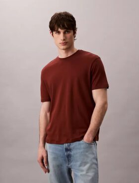 T-shirt girocollo in cotone Supima