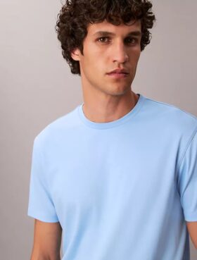 T-shirt girocollo in cotone Supima
