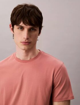 T-shirt girocollo in cotone Supima