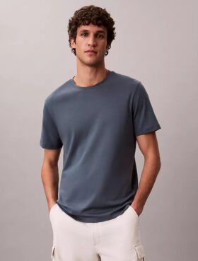 T-shirt girocollo in cotone Supima