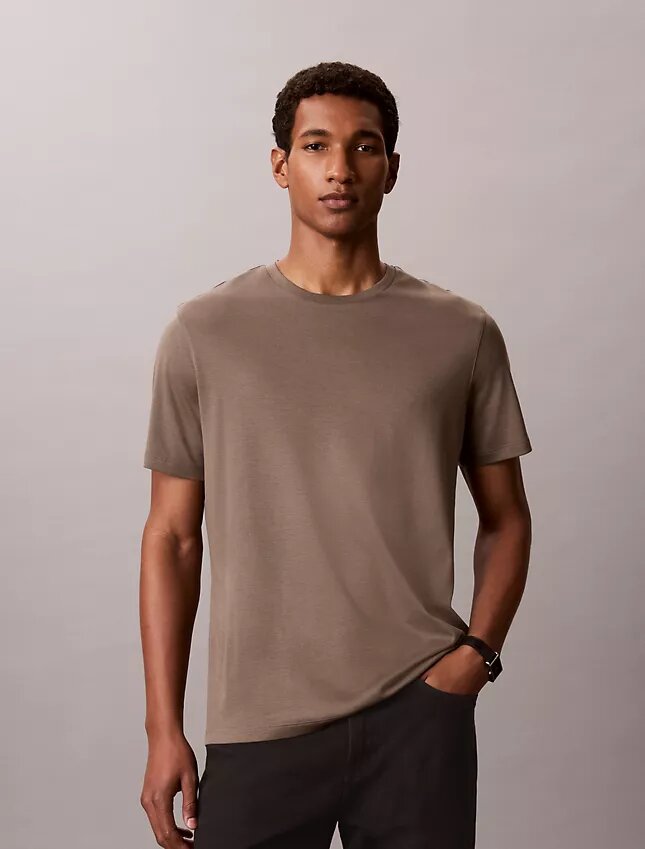 T-shirt girocollo in cotone Supima T-shirt girocollo in cotone Supima