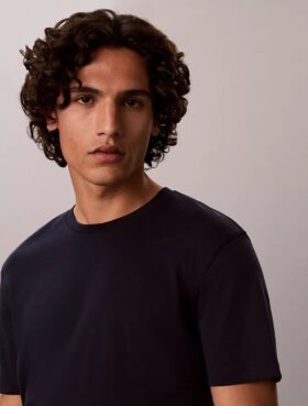 T-shirt girocollo in cotone Supima