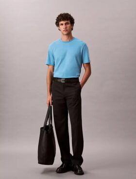 T-shirt girocollo in cotone Supima