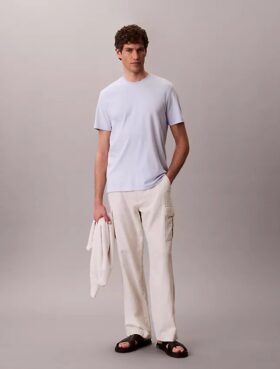 T-shirt girocollo in cotone Supima