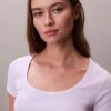T-shirt in cotone a costine