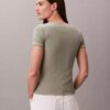 T-shirt in cotone a costine