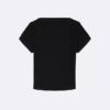 T-shirt per bambine in tessuto a costine Monologo T-shirt per bambine in tessuto a costine Monologo